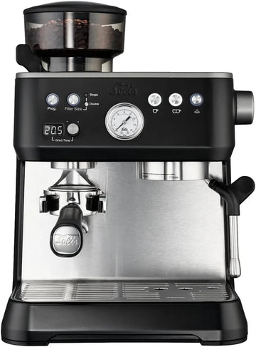 Solis Grind & Infuse Perfetta Espresso Coffee Machine, Black